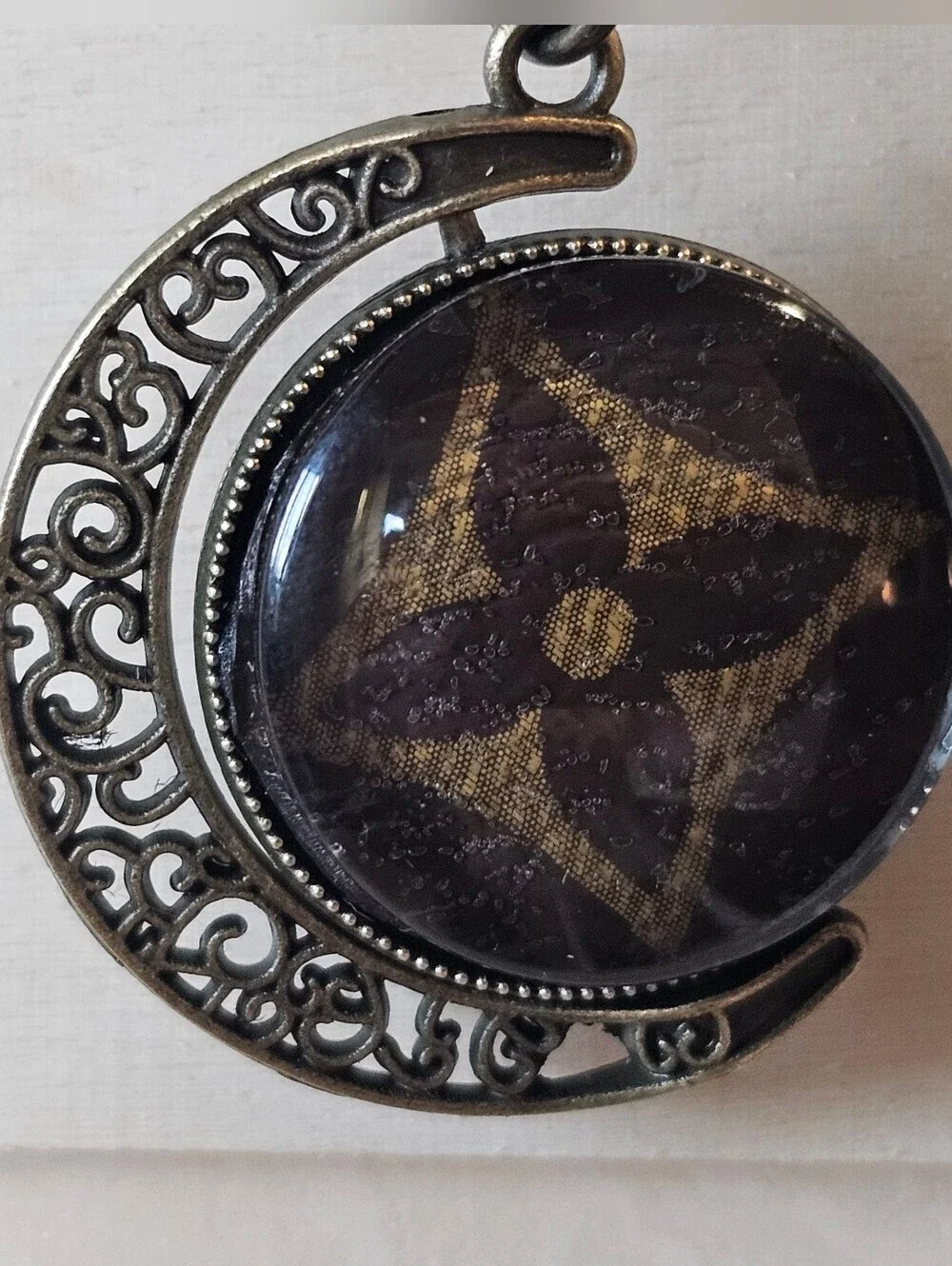 Louis Vuitton Pieces In Crescent Moon Pendant On Keychain/Bagcharm